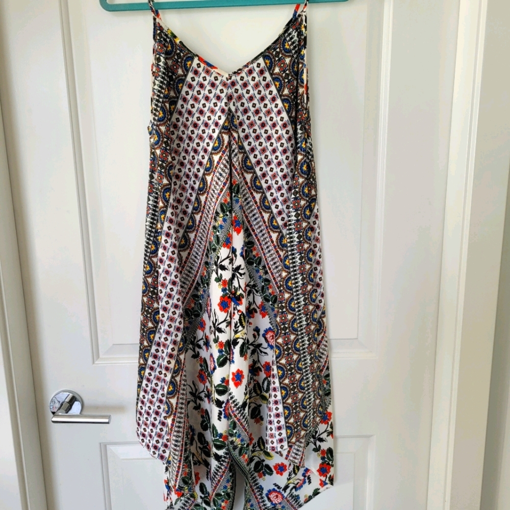 Handkerchief midi dress